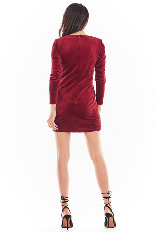  Short dress model 150743 awama 
